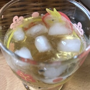 りんご酢のさっぱり炭酸ドリンク